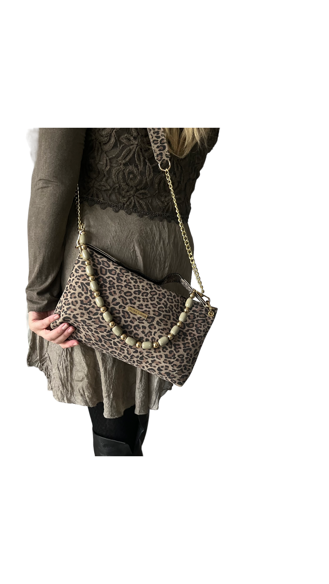 Moira BEIGE ANIMAL TAUPE No:30013