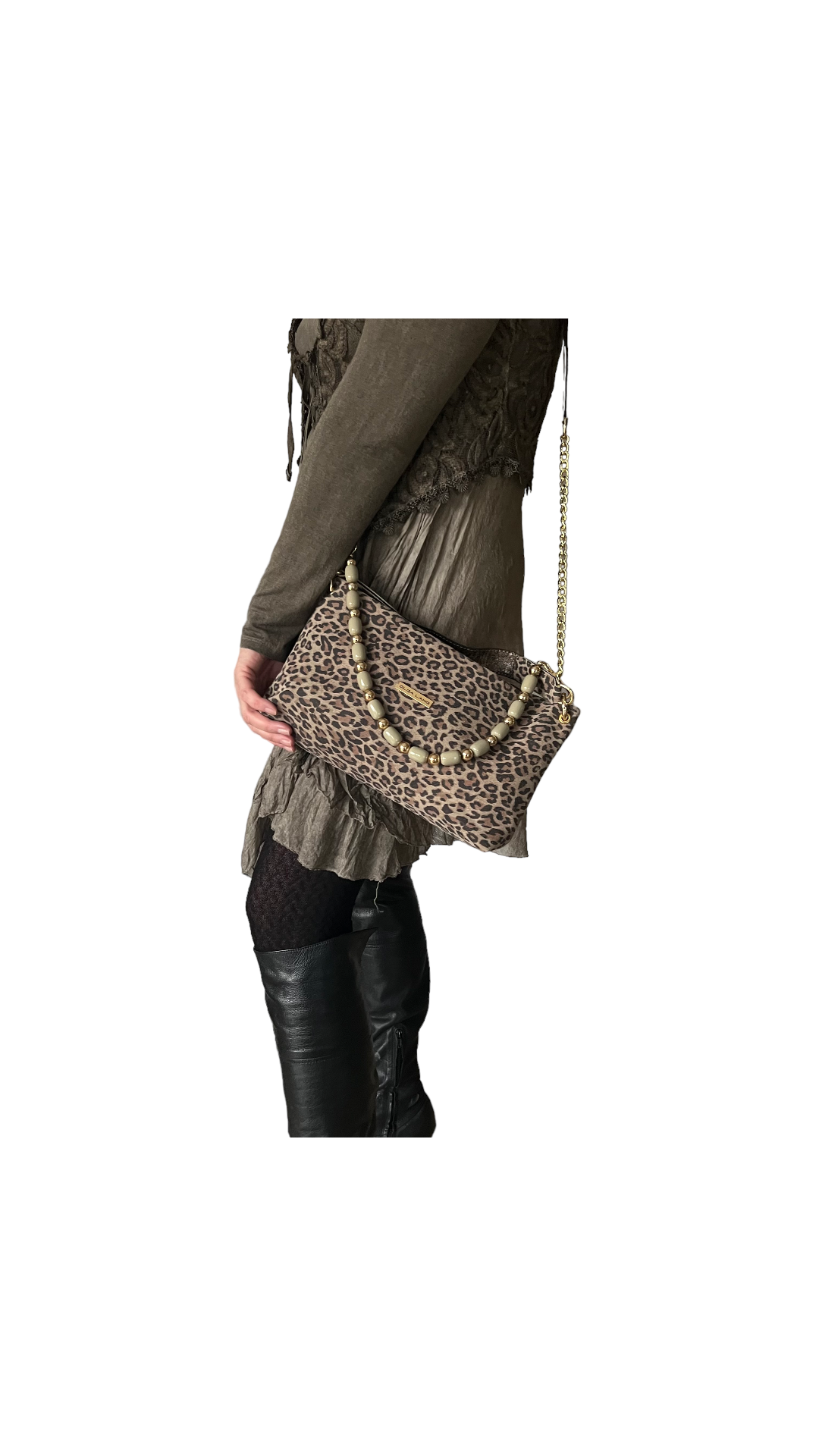 Moira BEIGE ANIMAL TAUPE No:30013