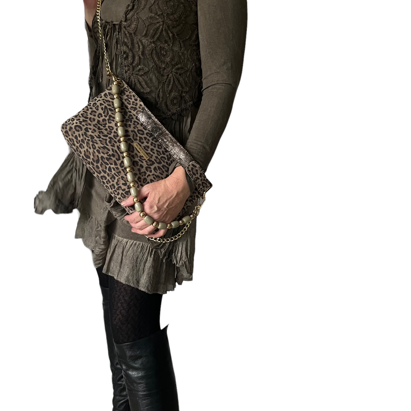 Moira BEIGE ANIMAL TAUPE No:30013