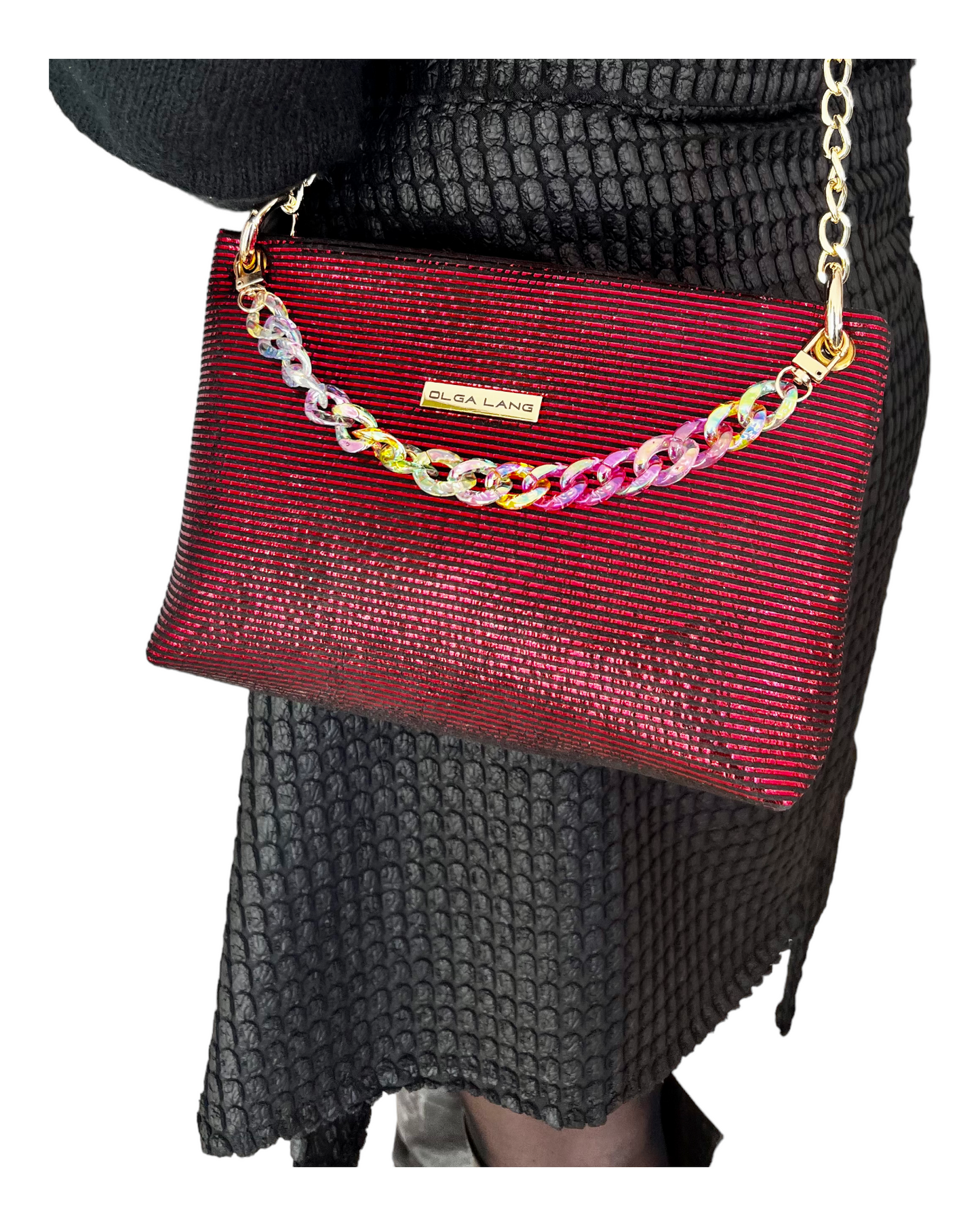 MOIRA S Red stripe No:310003