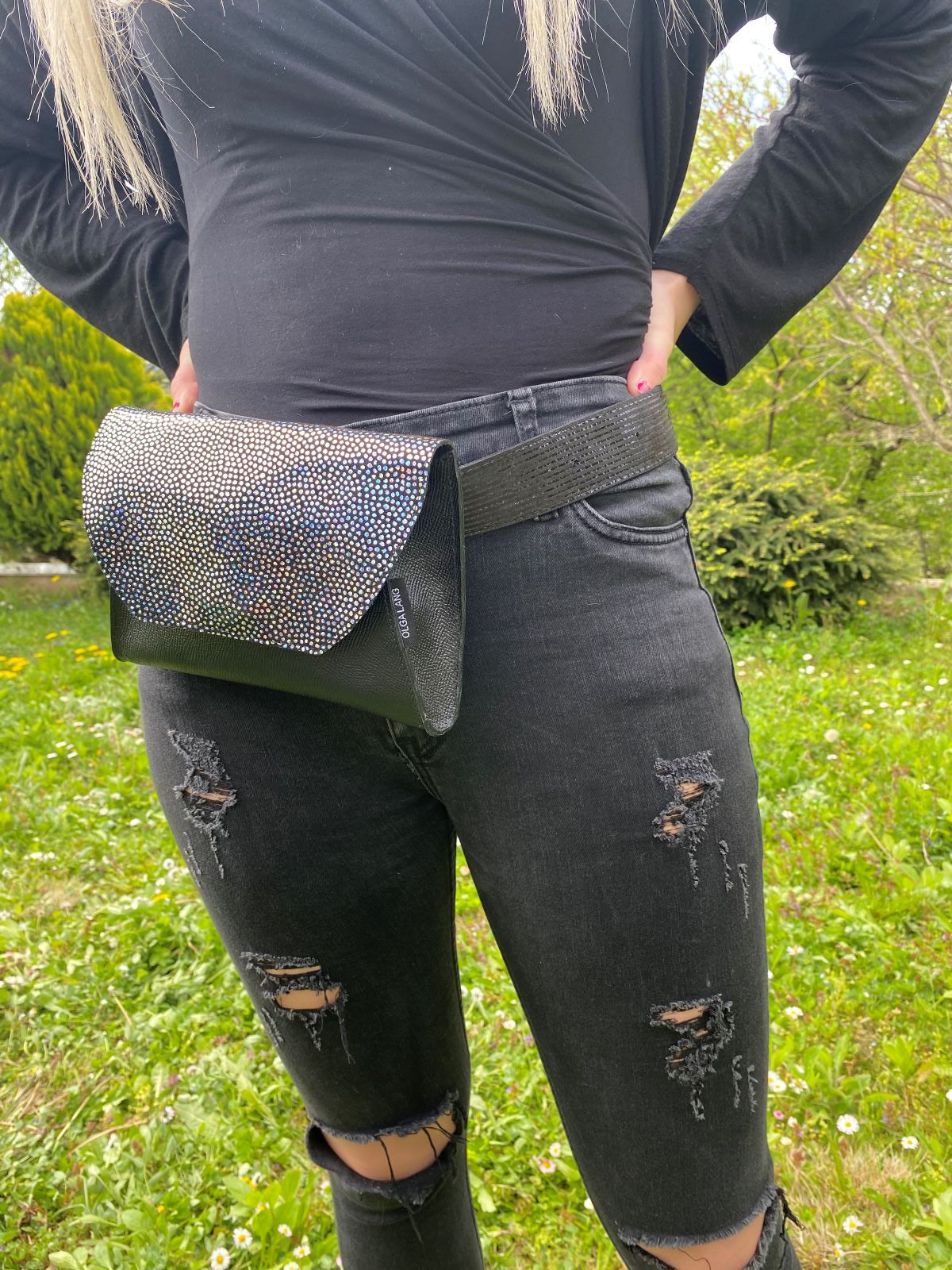 BELT BAG black zz no: 1022