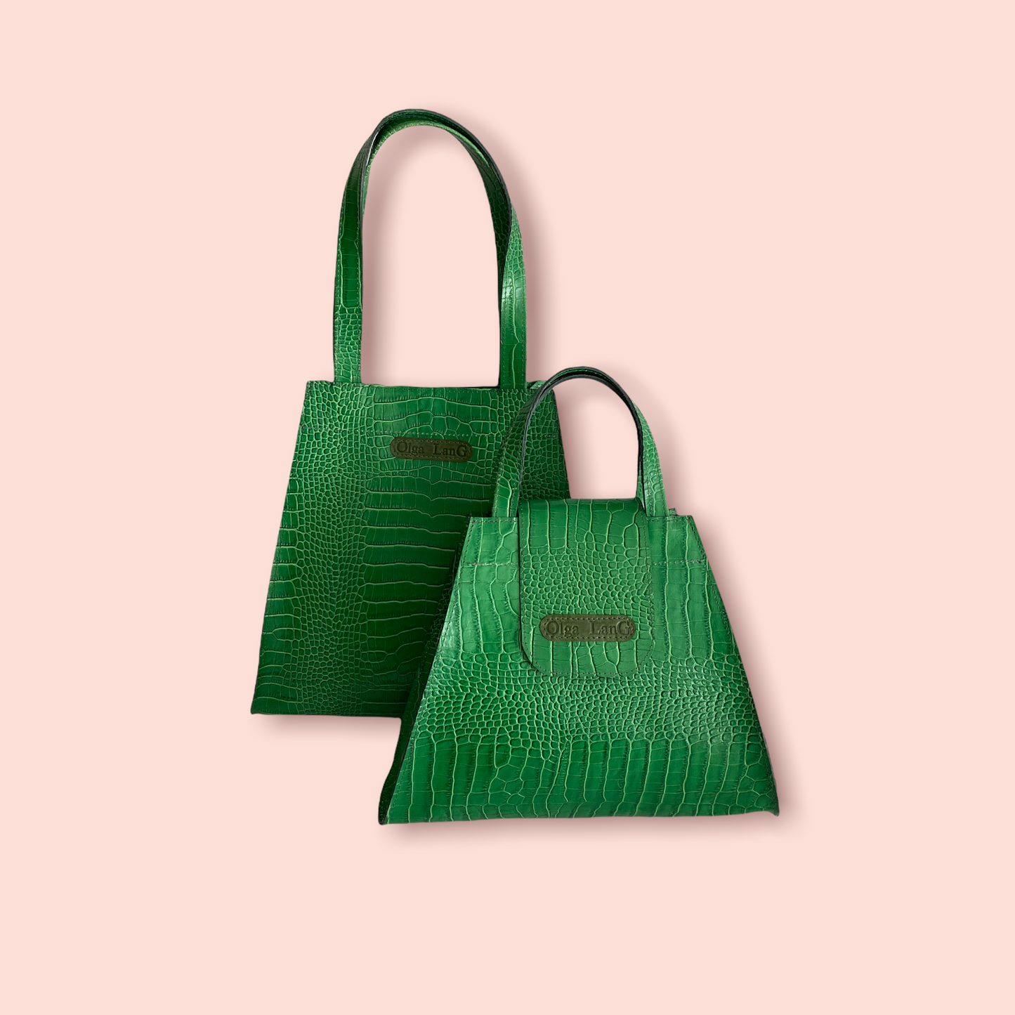 EMY L crocco green No: 80673